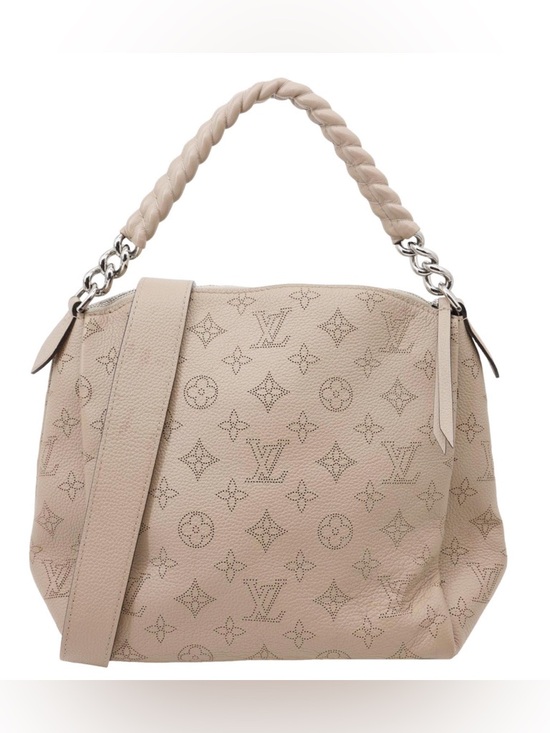 Louis Vuitton Handbags - Louis Vuitton Babylone BB Mahina Leather Chain Shoulder Bag Galet